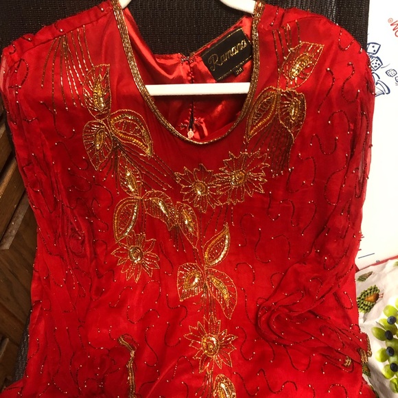 Vintage Ramana Beaded Top- 540 $30 or $25 w/offer - Picture 1 of 9